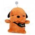 Stray Dog Style Plush PP Cotton Toy w/ Light - Brown (2 x AA) Stray Dog Style Plush PP Cotton Toy w/ Light - Brown (2 x AA)