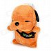 Stray Dog Style Plush PP Cotton Toy w/ Light - Brown (2 x AA) Stray Dog Style Plush PP Cotton Toy w/ Light - Brown (2 x AA)