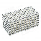 CHEERLINK 5mm DIY Magnet Balls / Neodymium Iron Educational Toys Set - Silver White (432 PCS)