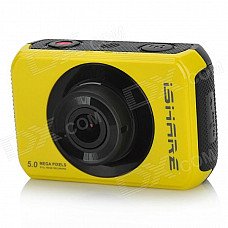 iShare S200 2.0" LCD CMOS 1080P Full HD 5.0MP Waterproof Sport Camera - Black + Yellow iShare S200 2.0" LCD CMOS 1080P Full HD 5.0MP Waterproof Sport Camera - Black + Yellow