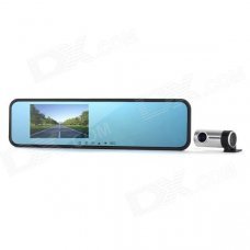 Car 4.3'" TFT Rearview Mirror HD DVR w/ / 2 x Camera Lens / 4X Digital Zoom Car 4.3'" TFT Rearview Mirror HD DVR w/ / 2 x Camera Lens / 4X Digital Zoom