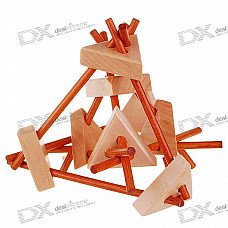 Wooden Puzzle Brain Teaser IQ Toy