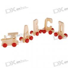 Wooden Letter Train (27-Piece Pack)
