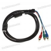 Gold Plated HDMI to Component Video 3-RCA Cable (1.6M-Length)