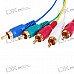 Gold Plated HDMI to Component Video+Audio 5-RCA Cable (1.6M-Length) Gold Plated HDMI to Component Video+Audio 5-RCA Cable (1.6M-Length)