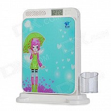 Singcome SY-1003 Handy Smart US Plug Household Toothbrush Sterilizer - White + Blue