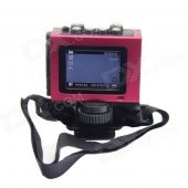 TENYING Waterproof 2..0" TFT 3.5 MP 1080PHD Sports Cycling Diving DVR w/ HDMI, TF, AV-Out - Red
