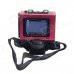 TENYING Waterproof 2..0" TFT 3.5 MP 1080PHD Sports Cycling Diving DVR w/ HDMI, TF, AV-Out - Red TENYING Waterproof 2..0" TFT 3.5 MP 1080PHD Sports Cycling Diving DVR w/ HDMI, TF, AV-Out - Red