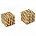 CHEERLINK 5mm DIY Magnet Balls / Neodymium Iron Educational Toys Set - Golden (432 PCS) CHEERLINK 5mm DIY Magnet Balls / Neodymium Iron Educational Toys Set - Golden (432 PCS)