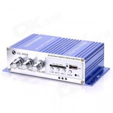 Chengsheng 40W 2-CH Hi-Fi MP3 Amplifier w/ SD / USB for Car / Motorcycle - Blue + Silver Chengsheng 40W 2-CH Hi-Fi MP3 Amplifier w/ SD / USB for Car / Motorcycle - Blue + Silver