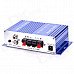 Chengsheng 40W 2-CH Hi-Fi MP3 Amplifier w/ SD / USB for Car / Motorcycle - Blue + Silver Chengsheng 40W 2-CH Hi-Fi MP3 Amplifier w/ SD / USB for Car / Motorcycle - Blue + Silver