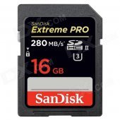 SanDisk Extreme PRO 16GB SDHC Class 3 UHS-II Flash Memory Card 280MB/s SDSDXPB-016G