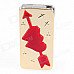 HF221 Zinc Alloy Cupid's Arrow Windproof Butane Jet Ligther - Golden + Red HF221 Zinc Alloy Cupid's Arrow Windproof Butane Jet Ligther - Golden + Red