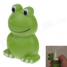 Creative Fashion Lovely Vocalise Frog Shaped Butane Jet Lighter - Green Creative Fashion Lovely Vocalise Frog Shaped Butane Jet Lighter - Green