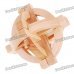 Wooden Puzzle Brain Teaser IQ Toy