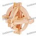 Wooden Puzzle Brain Teaser IQ Toy