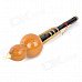 HLS-039 Chinese Dai Delicate Cucurbit Flute Hulusi - Black + Brown
