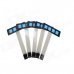ZnDiy-BRY 1 x 4 Key Slim Matrix Membrane Switch Control Panel Keypad Keyboard - Black + Blue (5 PCS) ZnDiy-BRY 1 x 4 Key Slim Matrix Membrane Switch Control Panel Keypad Keyboard - Black + Blue (5 PCS)