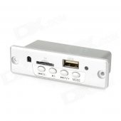 KSD-309BT Bluetooth MP3 Module w/ FM / USB / TF - Silvery WHite + Black