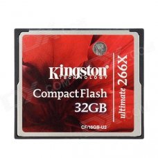 Kingston CF/32GB-U2 Ultimate Compact Flash Memory Card - Red (32GB / Class 151~266X) Kingston CF/32GB-U2 Ultimate Compact Flash Memory Card - Red (32GB / Class 151~266X)