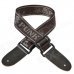 DEDO MA-52 Fashion Nylon Adjustable Guitar / Bass Strap - Brown + Greyish Brown