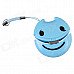Easeyes E202 Smile Face Pattern USB 2.0 Micro SD / TF Card Reader - Blue Easeyes E202 Smile Face Pattern USB 2.0 Micro SD / TF Card Reader - Blue