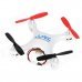 JJRC 10000B Mini 2.4GHz Radio Control 4-CH Quadcopter R/C Aircraft w/ 6-Axis Gyro - White JJRC 10000B Mini 2.4GHz Radio Control 4-CH Quadcopter R/C Aircraft w/ 6-Axis Gyro - White