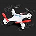 JJRC 10000B Mini 2.4GHz Radio Control 4-CH Quadcopter R/C Aircraft w/ 6-Axis Gyro - White JJRC 10000B Mini 2.4GHz Radio Control 4-CH Quadcopter R/C Aircraft w/ 6-Axis Gyro - White