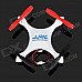 JJRC 10000B Mini 2.4GHz Radio Control 4-CH Quadcopter R/C Aircraft w/ 6-Axis Gyro - White JJRC 10000B Mini 2.4GHz Radio Control 4-CH Quadcopter R/C Aircraft w/ 6-Axis Gyro - White