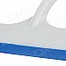 T-shaped Plastic + Rubber Car Glass Cleaning Scraper - White + Blue T-shaped Plastic + Rubber Car Glass Cleaning Scraper - White + Blue