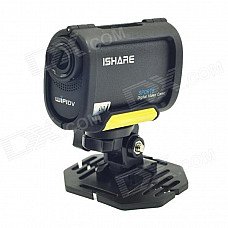 iShare S100W Waterproof 1.5" TFT 2.0 MP Full HD 1080P Wi-Fi 170 Degree Angle Sport Camcorder - Black iShare S100W Waterproof 1.5" TFT 2.0 MP Full HD 1080P Wi-Fi 170 Degree Angle Sport Camcorder - Black