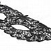 Mysterious Hollowed-out Lace Party Mask - Black Mysterious Hollowed-out Lace Party Mask - Black