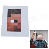 Minecraft Steve HIM 1:1 DIY Handmade Cosplay Wear Paper Mould - Brown