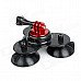 BZ BZC 3-Suction Cup Aluminum Alloy Car Adapter Holder for Gopro Hero 4/ 2 / 3 / 3+ / SJ4000 - Black BZ BZC 3-Suction Cup Aluminum Alloy Car Adapter Holder for Gopro Hero 4/ 2 / 3 / 3+ / SJ4000 - Black