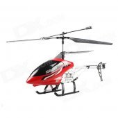 Shatterproof 3.5 Channel Remote Control Helicopter Aircraft - Red