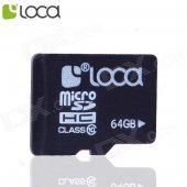 LOCA Micro SDHC TF Memory Card - Black (64GB / Class 10)