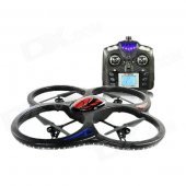 2.4GHz 4-CH Quadcopter w/ Gyro / Lighting Remote Control Stunt - Black + Red