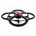 2.4GHz 4-CH Quadcopter w/ Gyro / Lighting Remote Control Stunt - Black + Red 2.4GHz 4-CH Quadcopter w/ Gyro / Lighting Remote Control Stunt - Black + Red