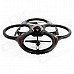 2.4GHz 4-CH Quadcopter w/ Gyro / Lighting Remote Control Stunt - Black + Red 2.4GHz 4-CH Quadcopter w/ Gyro / Lighting Remote Control Stunt - Black + Red