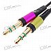 Gold plated 3.5mm Female to Male 3.5mm mic + Male 3.5mm Headphone Adapter Gold plated 3.5mm Female to Male 3.5mm mic + Male 3.5mm Headphone Adapter