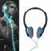 Power4 HP002 Hi-Fi Stereo Headband Headphone w/ Mic for Computer / Mobilephones / MP3 - Blue + Black Power4 HP002 Hi-Fi Stereo Headband Headphone w/ Mic for Computer / Mobilephones / MP3 - Blue + Black