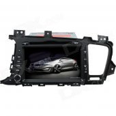 LsqSTAR 8" Touch Screen 2-DIN Car DVD Player w/ GPS, AM, FM, RDS, 6CDC, AUX for Kia K5 / OptIma