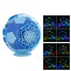 S-20 Mini Football Shaped 2.0-CH Speaker w/ FM / TF- Blue + Transparent (16GB Max.) S-20 Mini Football Shaped 2.0-CH Speaker w/ FM / TF- Blue + Transparent (16GB Max.)