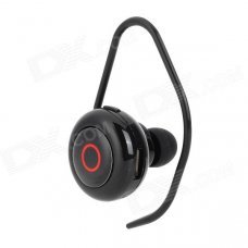 Bluetooth V4.0 In-Ear Smart Voice Caller ID Music Headset w/ Ear Hook / Mic. / USB - Black Bluetooth V4.0 In-Ear Smart Voice Caller ID Music Headset w/ Ear Hook / Mic. / USB - Black