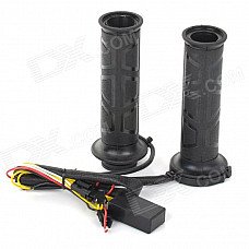 DIY Electric Heating 12V Handle Bar Grip for Motorcycle - Black (2 PCS) DIY Electric Heating 12V Handle Bar Grip for Motorcycle - Black (2 PCS)