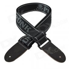 DEDO MA-52 Fashionable Nylon Adjustable Guitar / Bass Strap - Dark red + Black DEDO MA-52 Fashionable Nylon Adjustable Guitar / Bass Strap - Dark red + Black