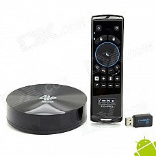 Jesurun S82B 4K Quad-Core Android 4.4.2 Google TV Player w/ 2GB RAM, 16GB ROM + F10 Pro Air Mouse Jesurun S82B 4K Quad-Core Android 4.4.2 Google TV Player w/ 2GB RAM, 16GB ROM + F10 Pro Air Mouse