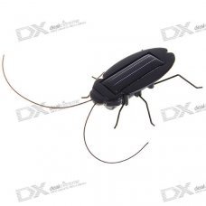 Novel Solar Powered Cockroach (Black)