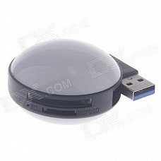Super Speed USB 3.0 SD / Micro SD Card Reader / Writer - White + Black (Max. 64GB) Super Speed USB 3.0 SD / Micro SD Card Reader / Writer - White + Black (Max. 64GB)