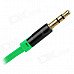 Fashion 3.5mm Plug In-Ear Earphone - Grass Green + Black Fashion 3.5mm Plug In-Ear Earphone - Grass Green + Black